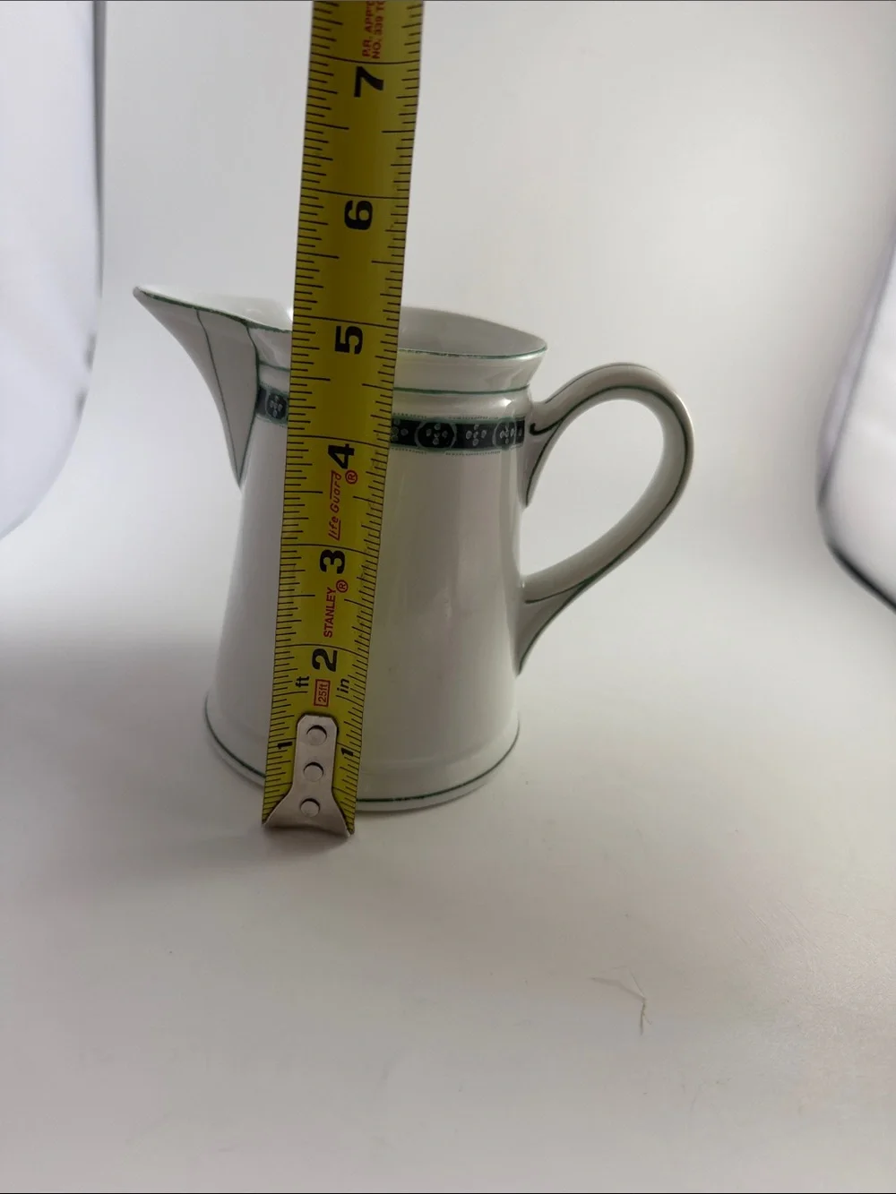 Creamer Pitcher Stoneware 4.75” tall